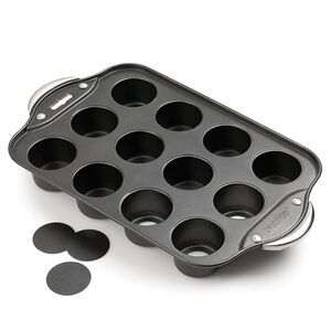 New NORPRO Mini Cheesecake Pan Removable Bottoms Professional Essentials